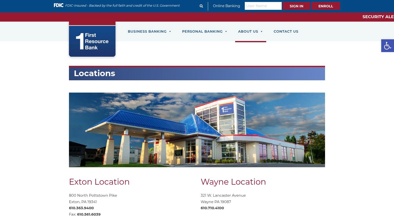 First Resource Bank – West Chester