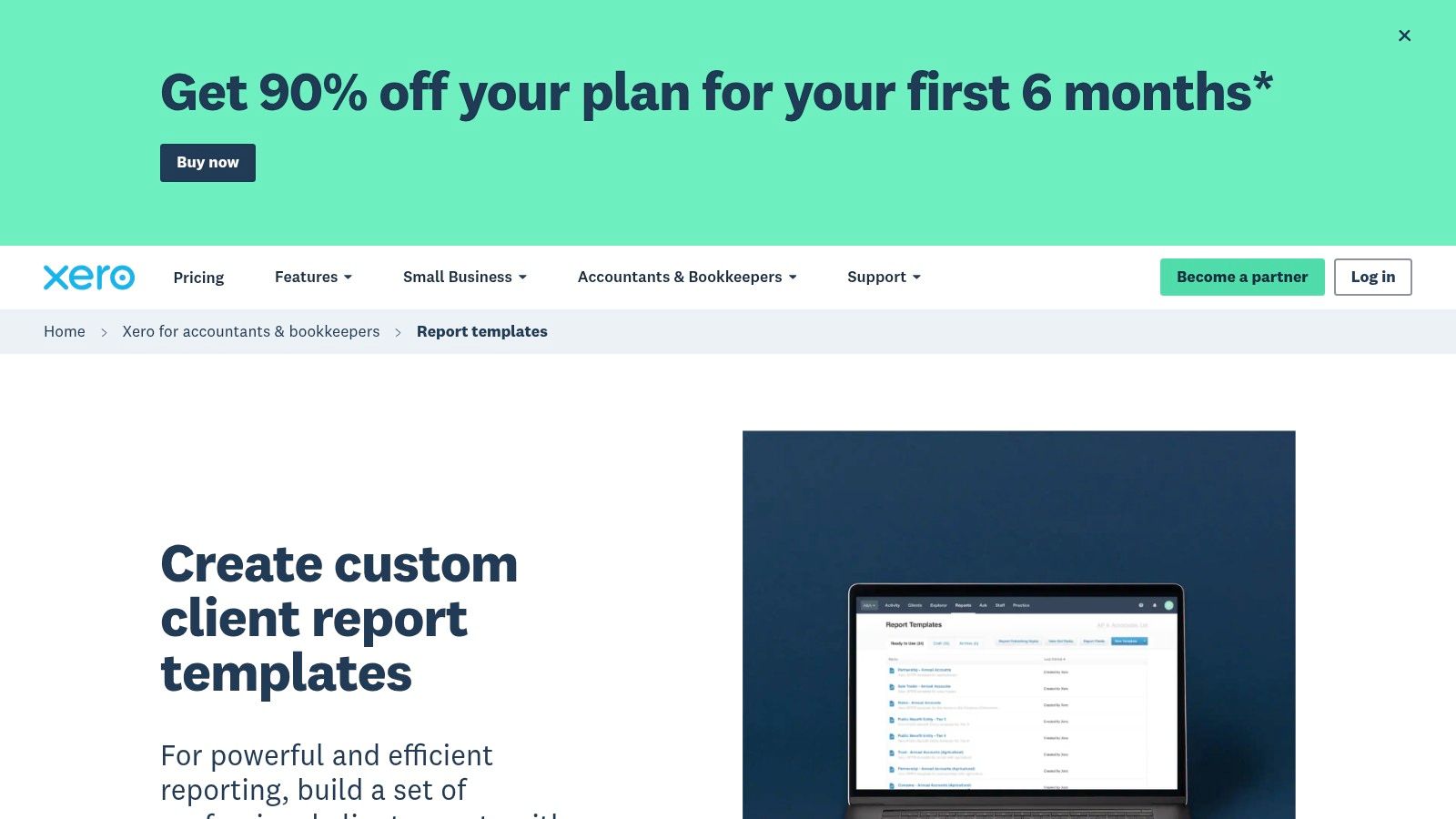 Xero Management Report and Report Templates